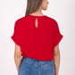 Blusa corte mariposa  116451