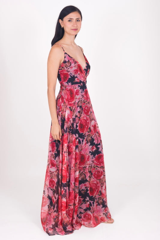 Vestido de flores  M21781