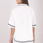 Blusa de botones lino AS2801