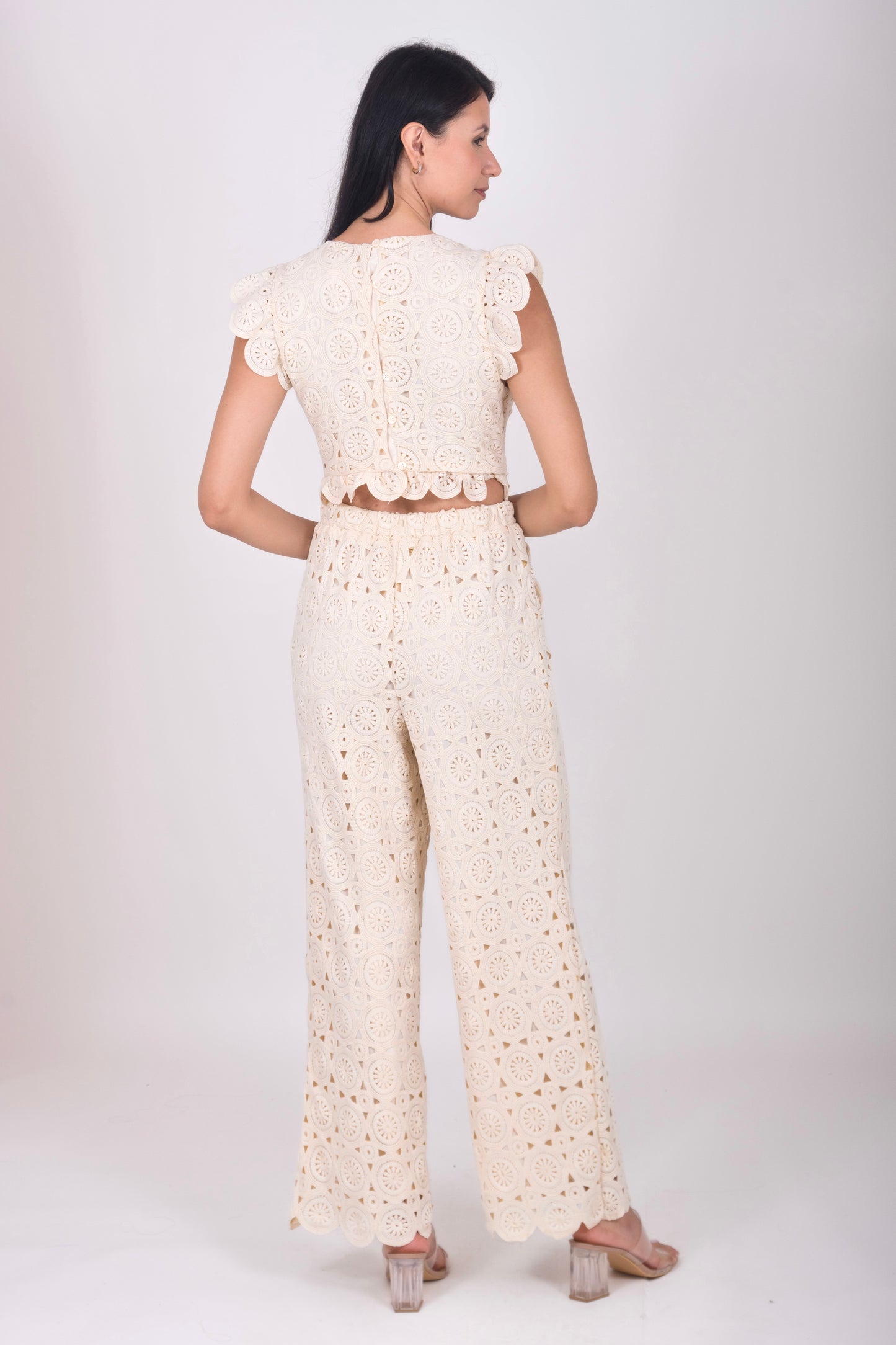 Jumpsuit de crochet  074768